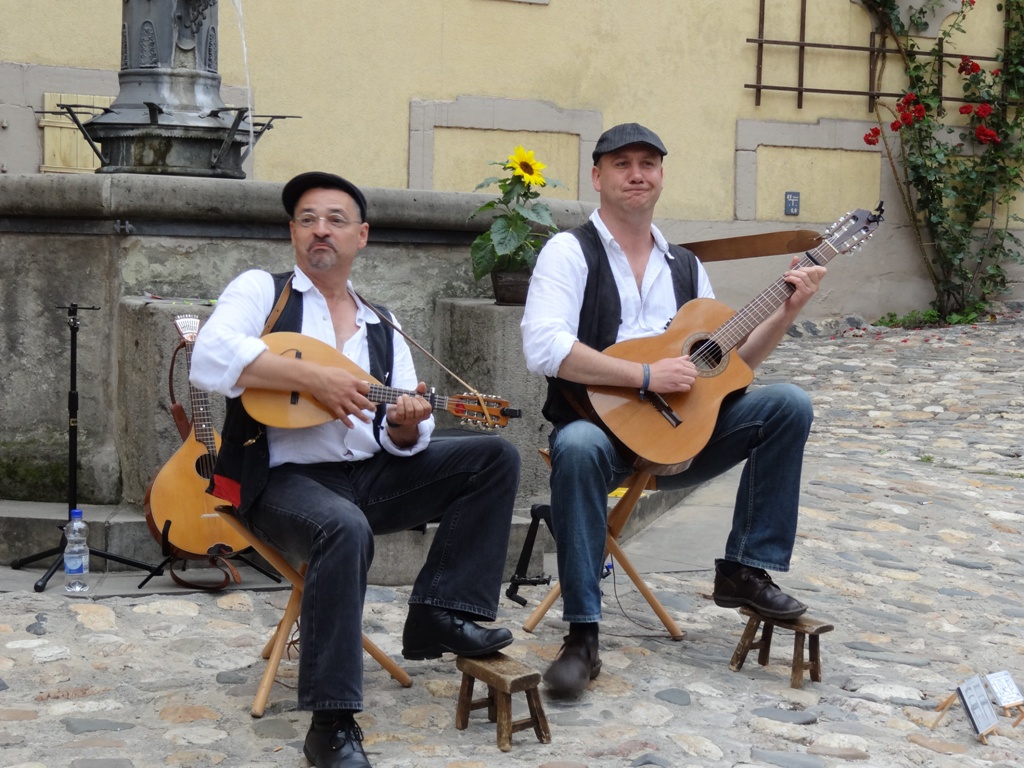 Straßen musiker in Rudolstadt