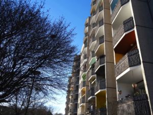 Alte Balkone Ernst-Thälmann-Park Berlin