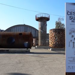 Restart - Open-Air-Ausstellung des Künstlers Čestmír Suška. Ausstellung Restart Depot 2015 Pilsen