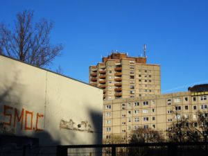 Plattenbauten Ernst-Thälmann-Park Berlin